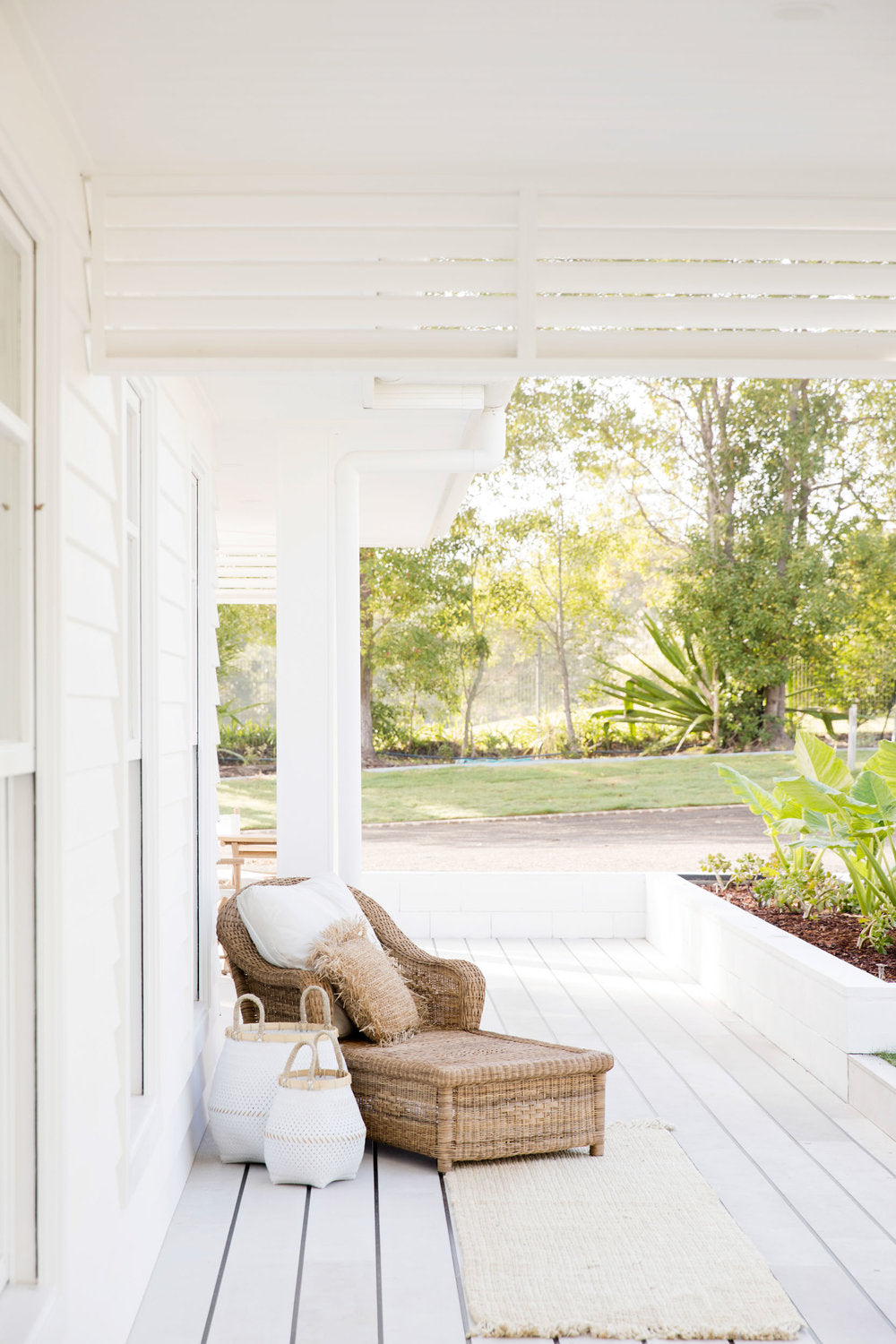 Classic Woven Cane Lounger