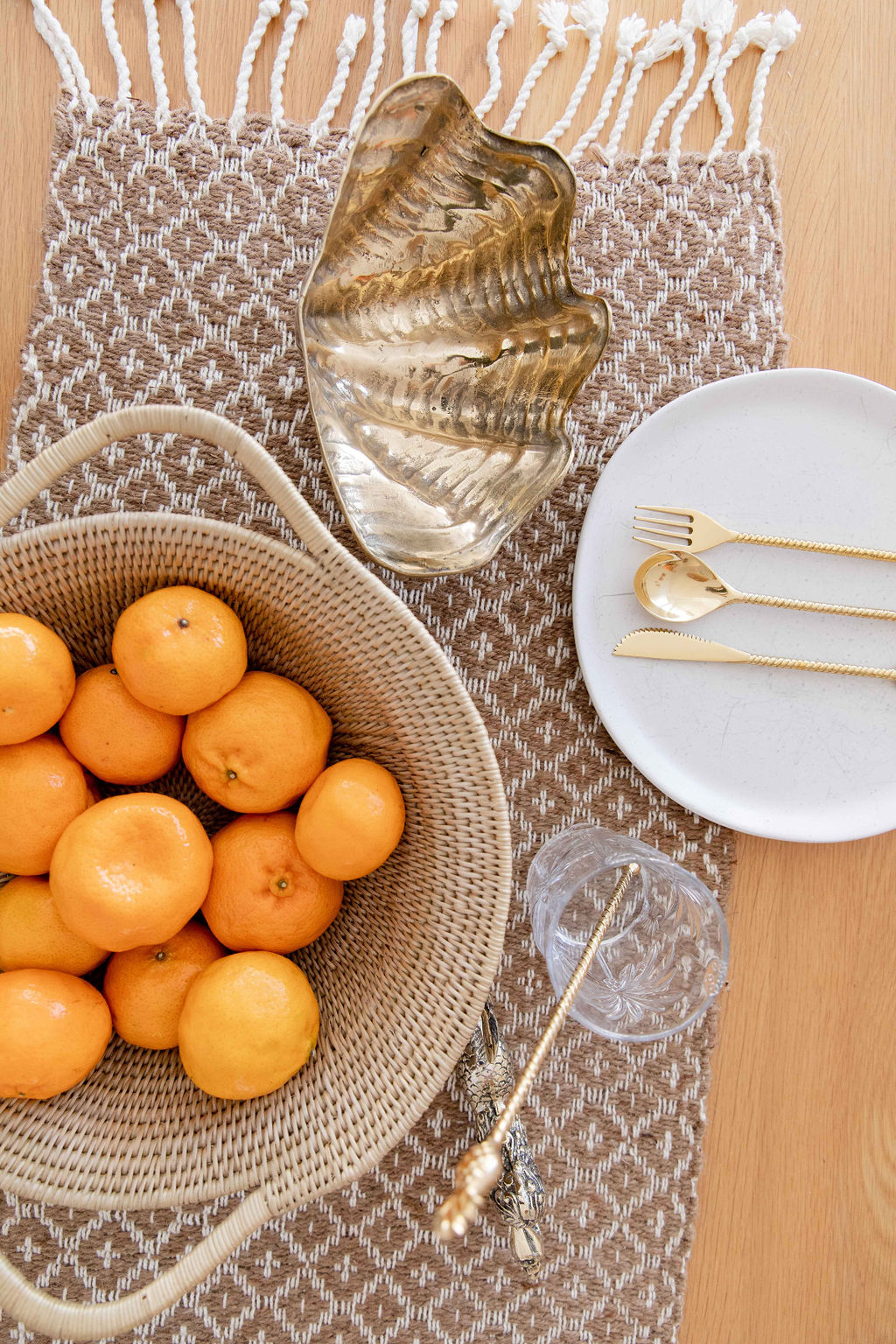 Serenje Woven Rattan Bowl