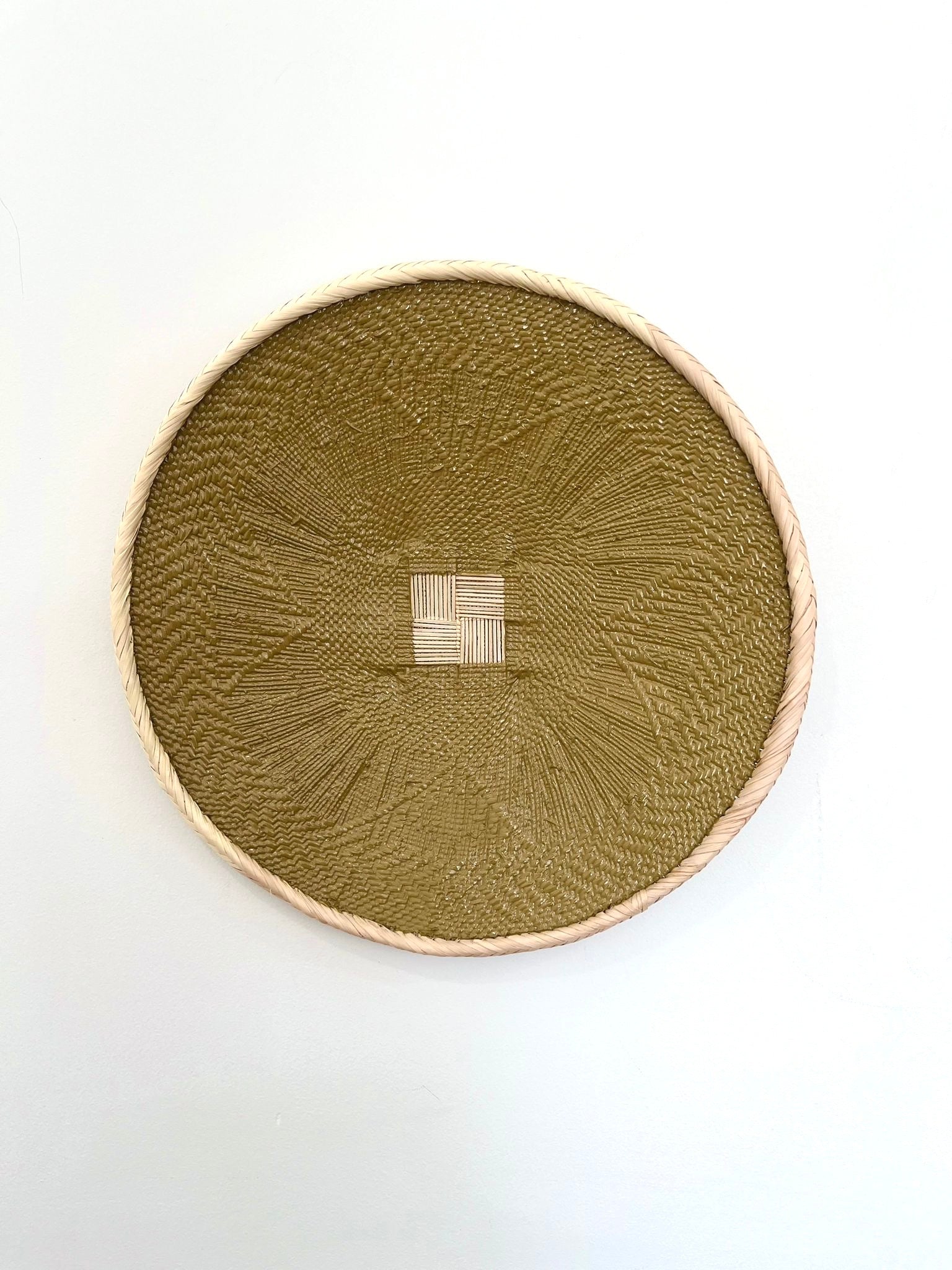 Handpainted Binga Baskets | Dusty Pink & Sage Colourway