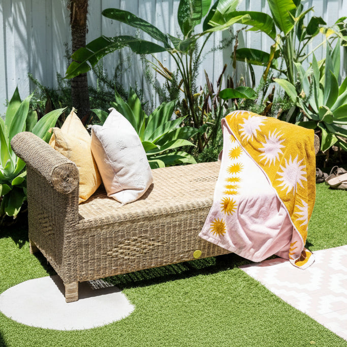 Coastal Drift ottoman