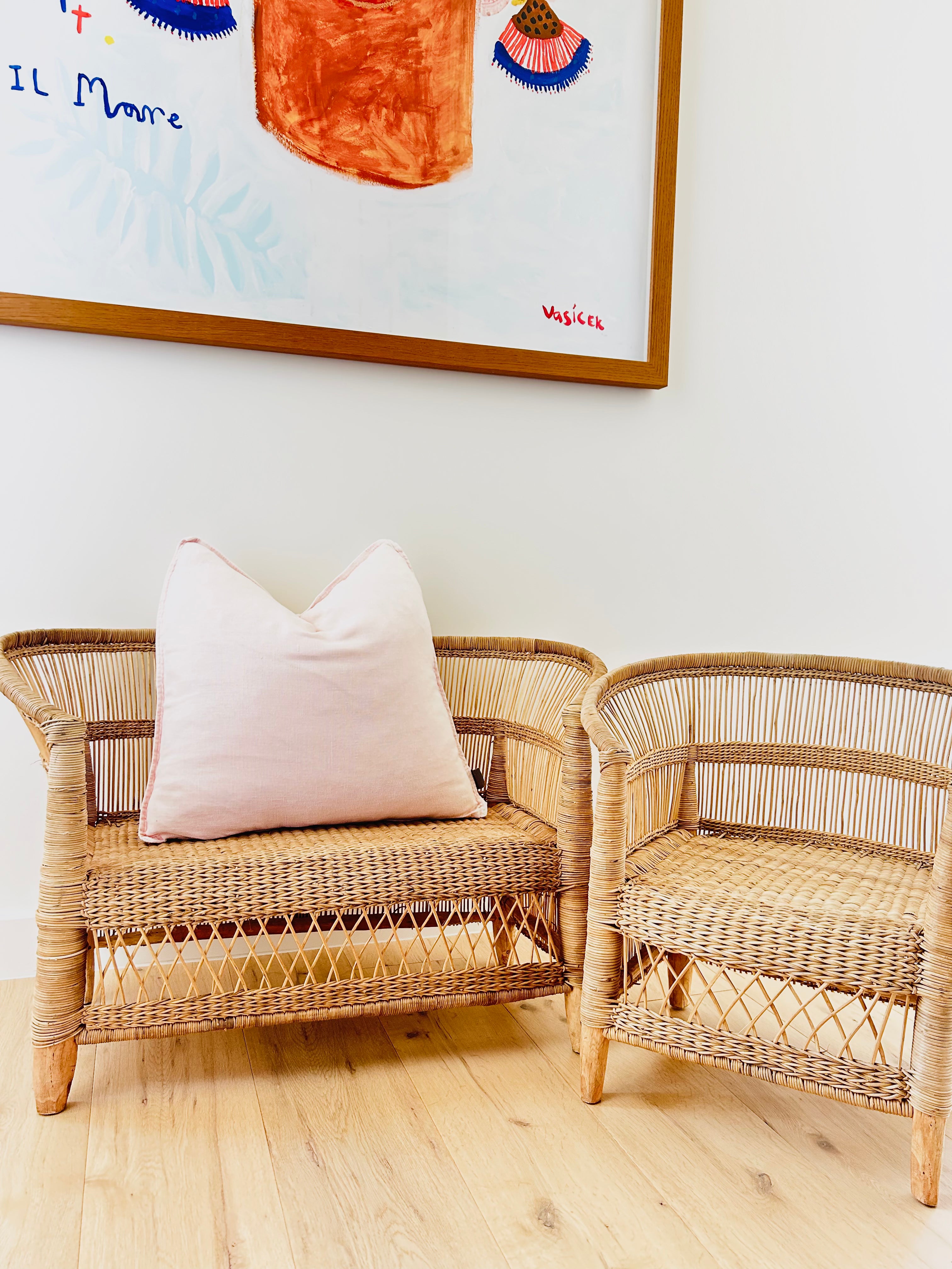 Traditional Children's 1-seater Malawi Cane Chair