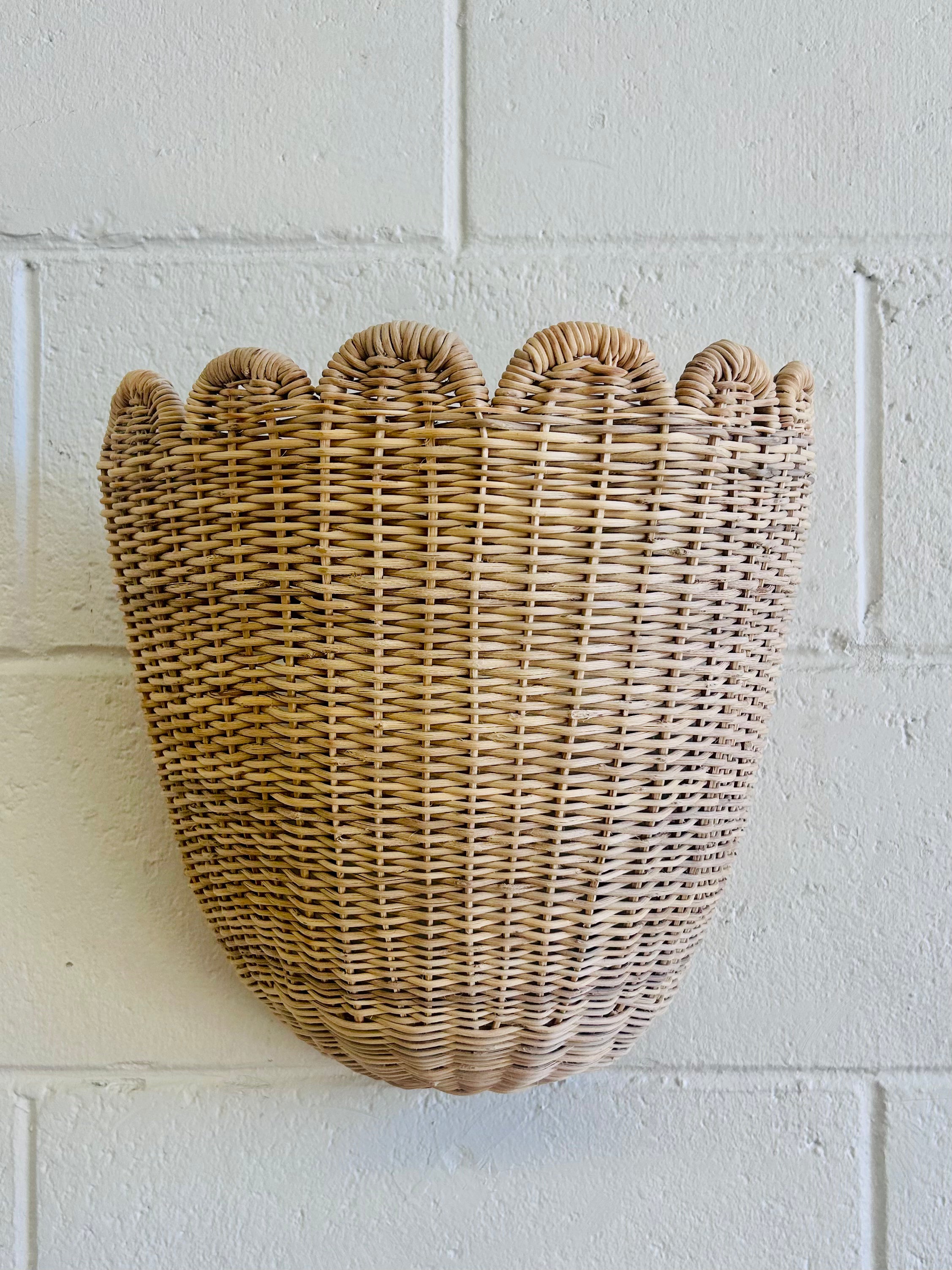 Watamu Woven Cane Wall Light