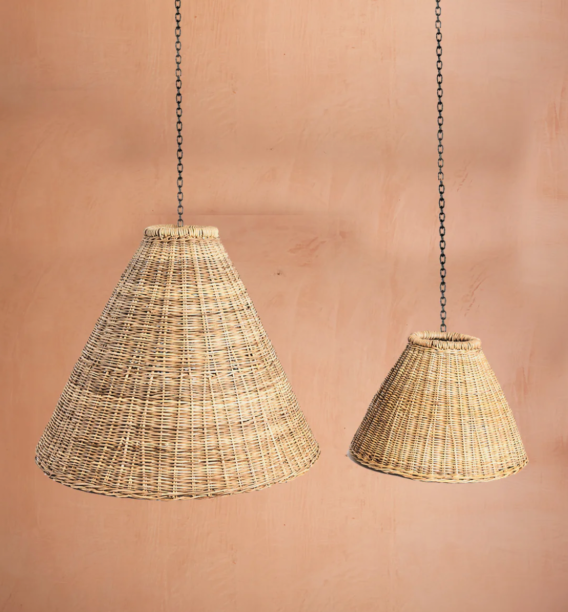 Kaya Woven Cane Pendant Light
