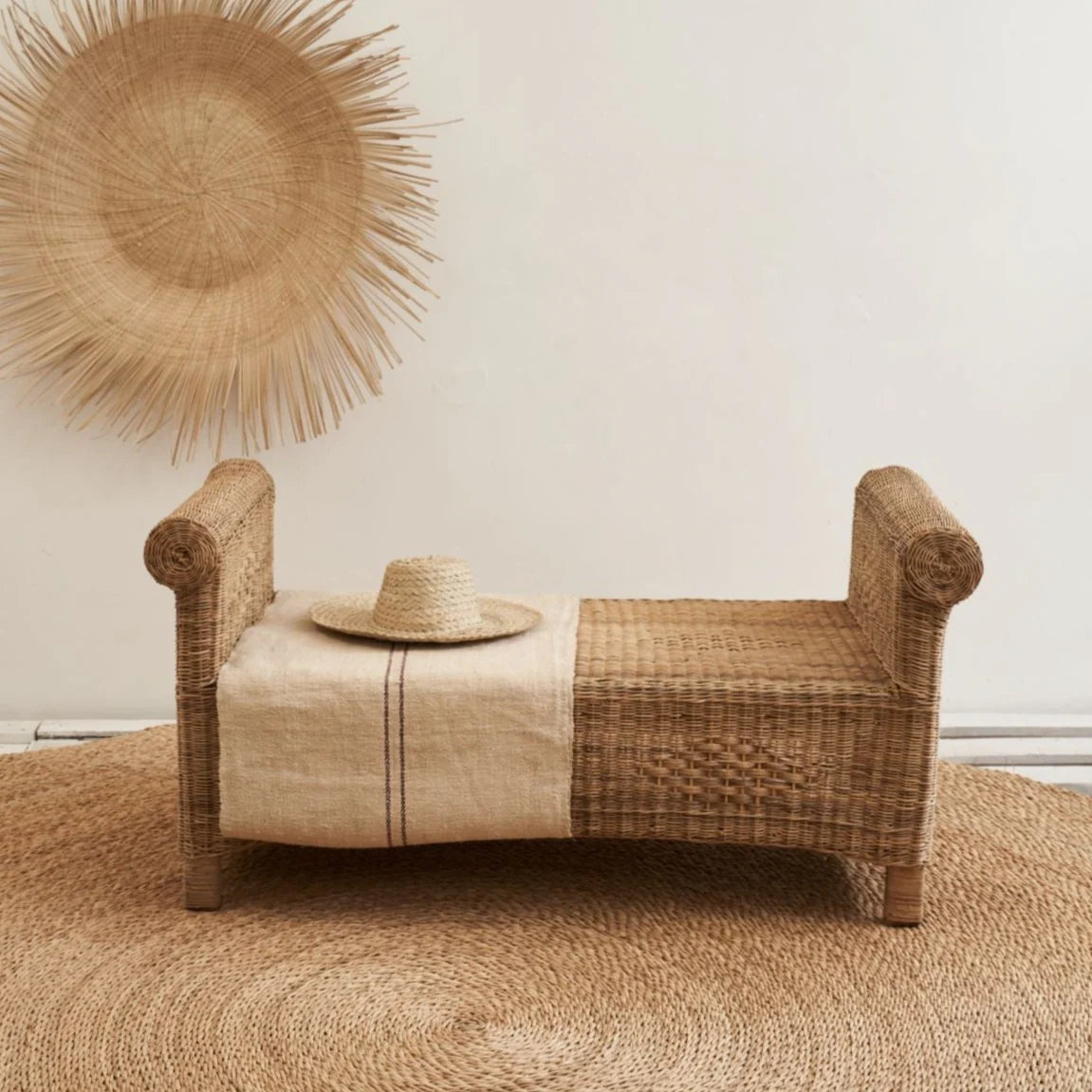 Ottoman | Woven Chaise Lounge