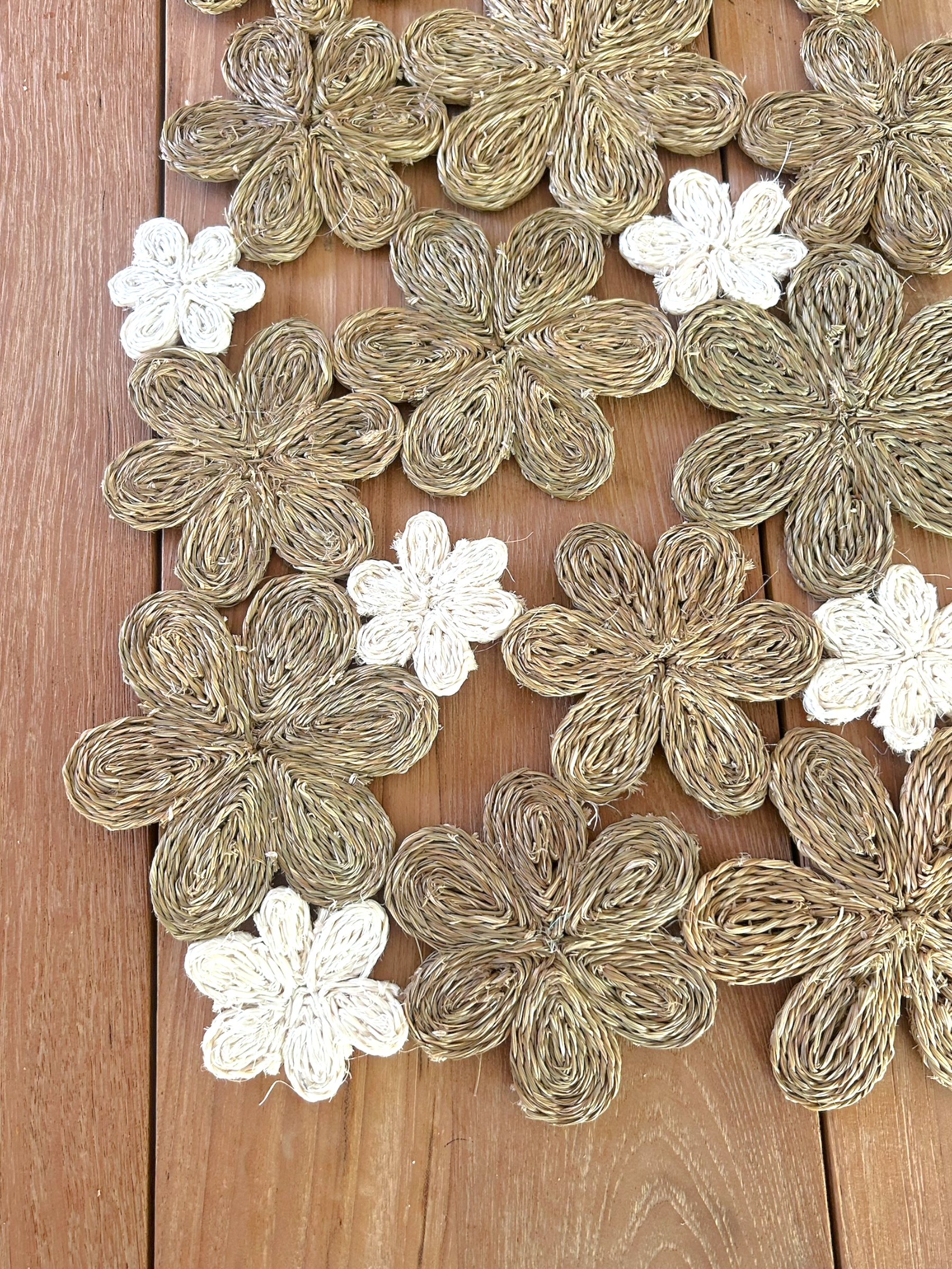 Imbali Table Runner | Handwoven Floral Inspired