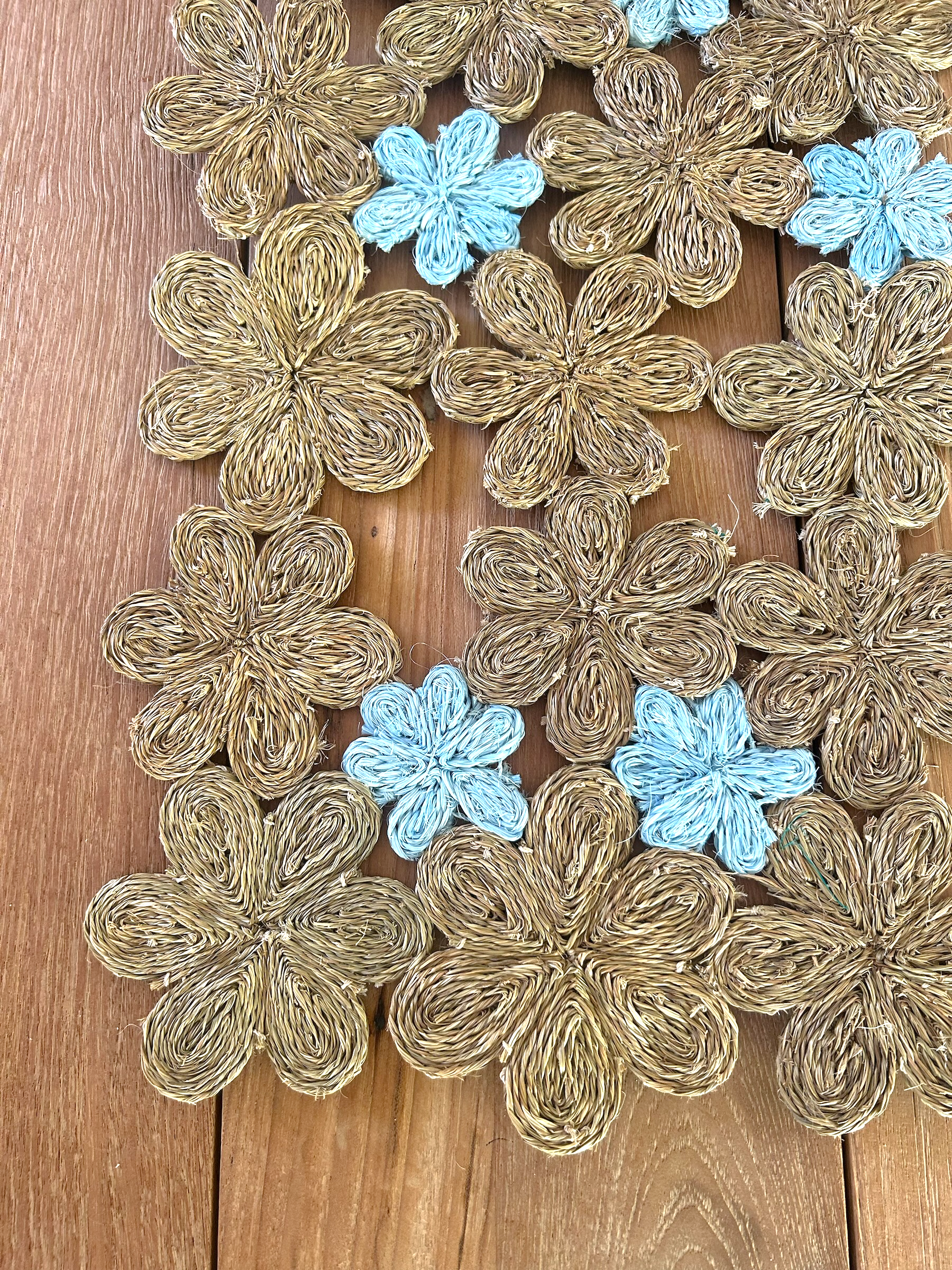 Imbali Table Runner | Handwoven Floral Inspired