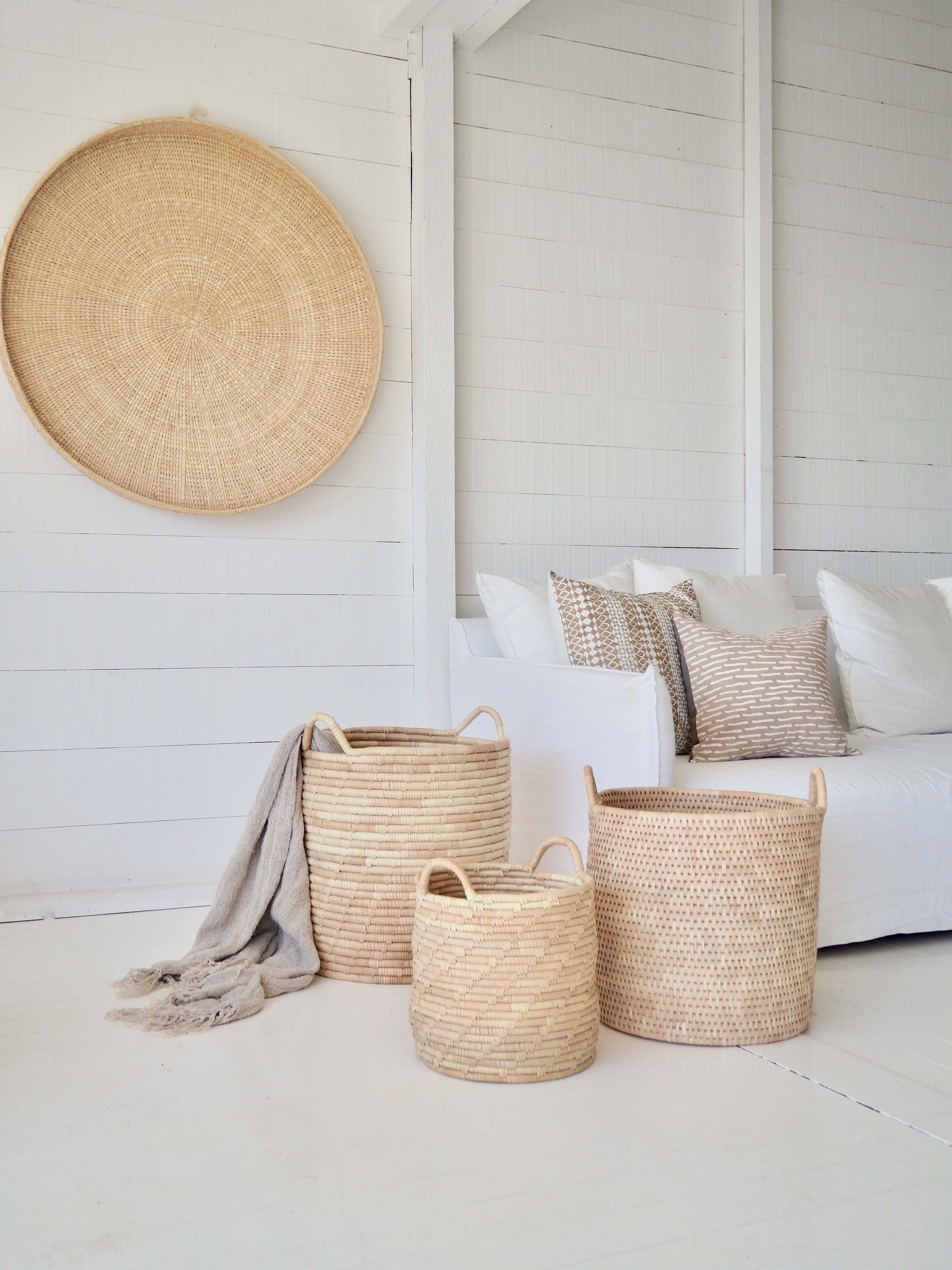 Zimba Handwoven Palm Fibre Tray