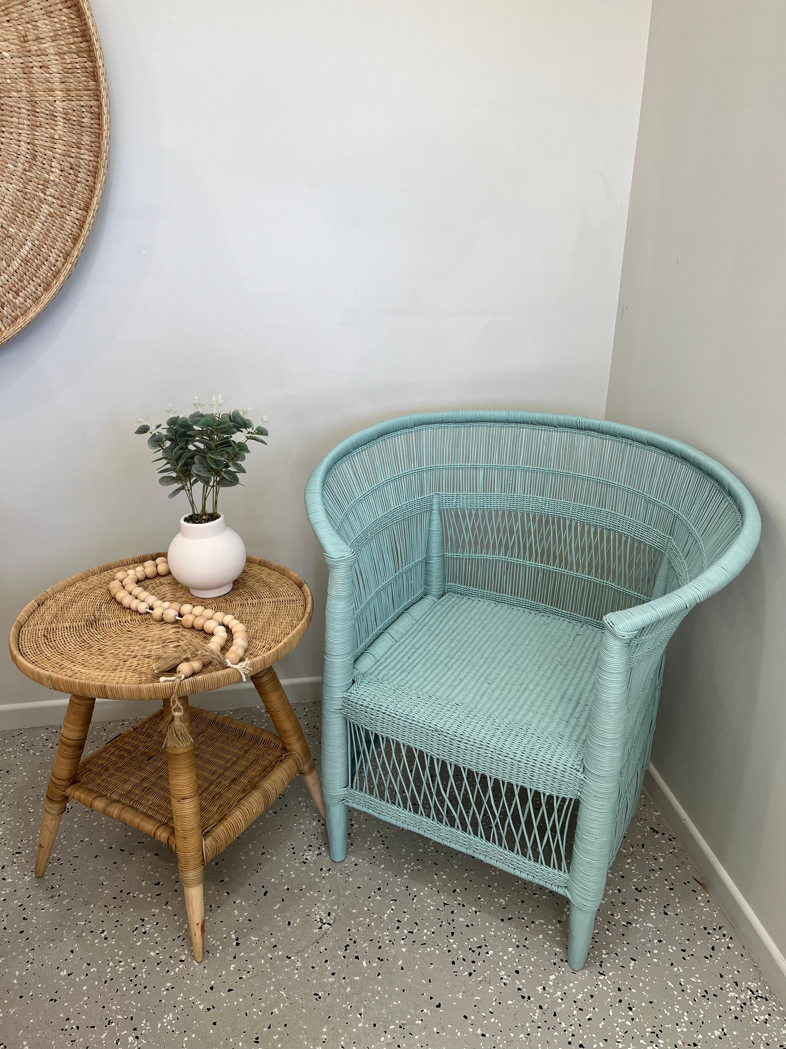 Authentic 1-seater Malawi Cane Chair