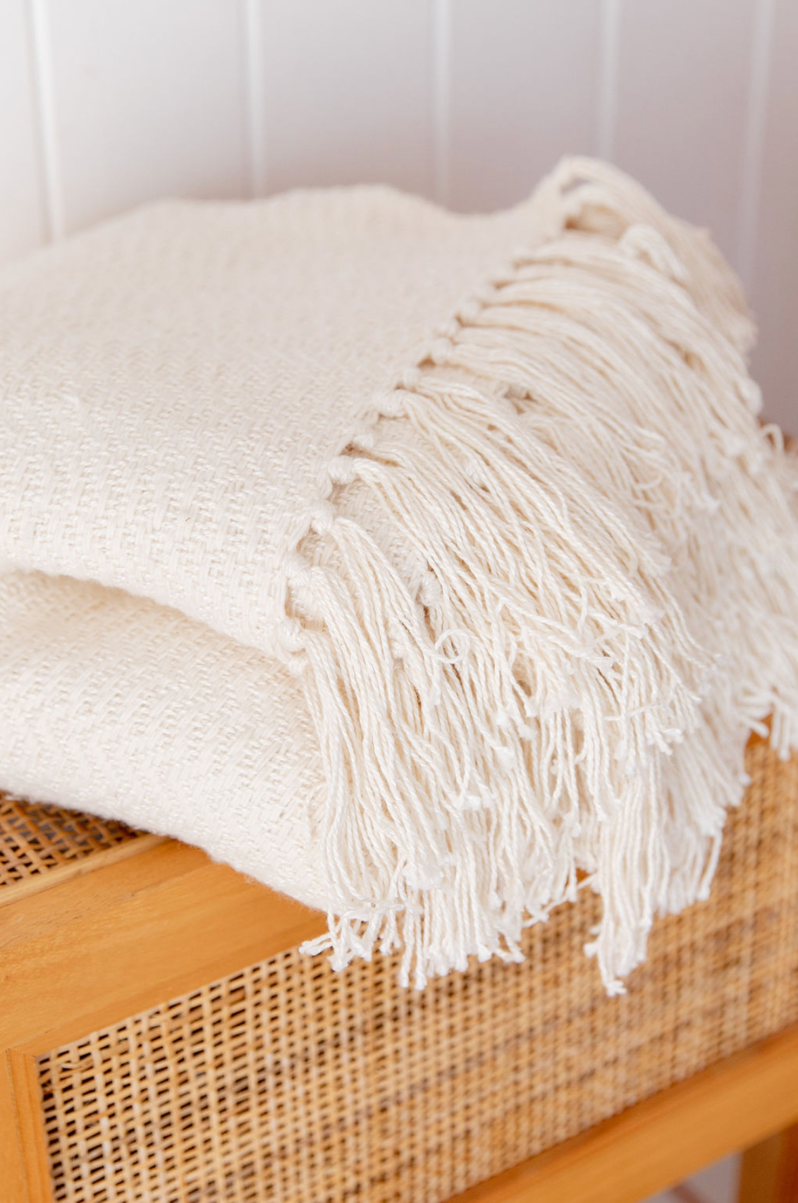 Whitehaven Handwoven Blanket - Handwoven