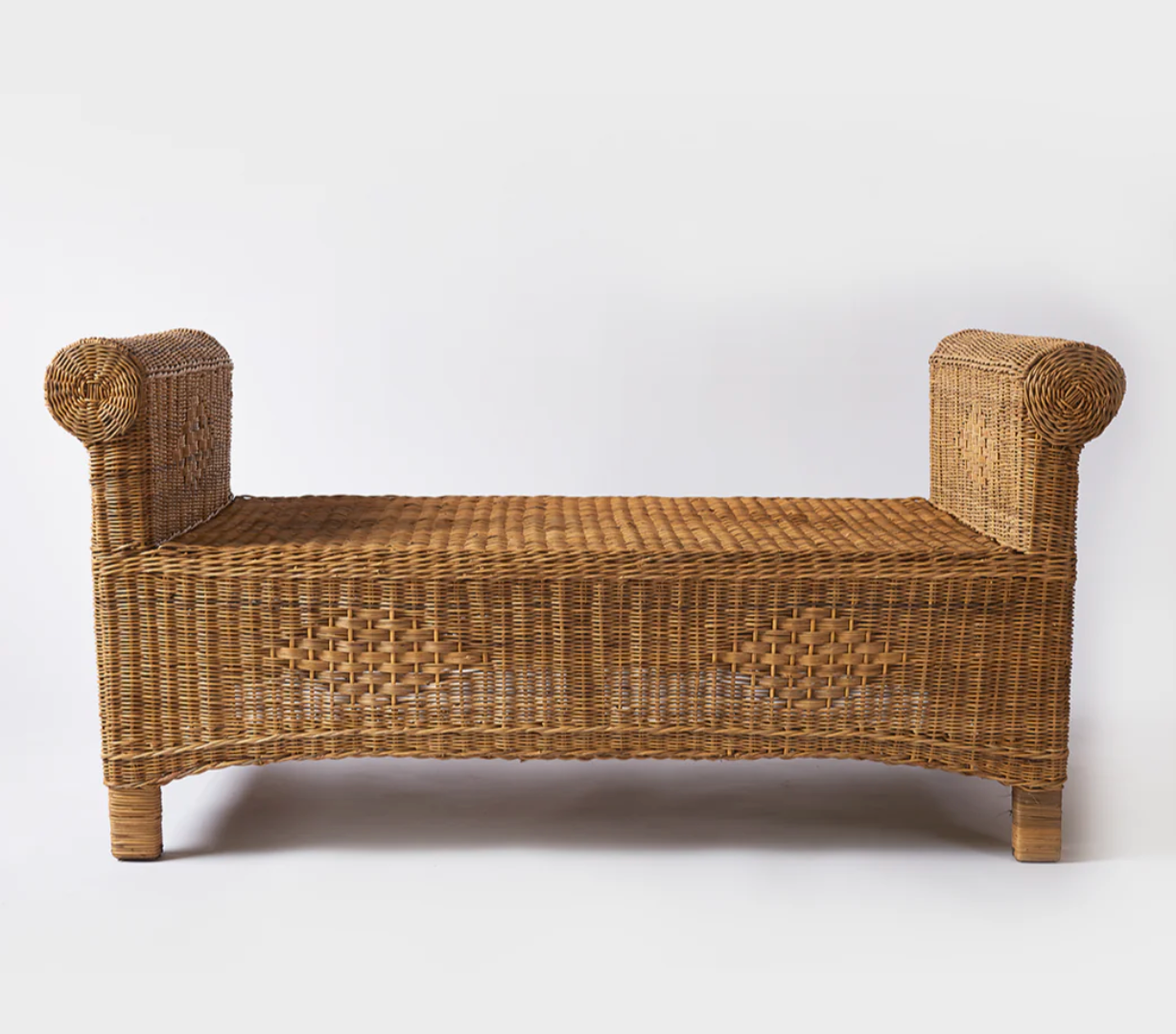 Ottoman | Woven Chaise Lounge