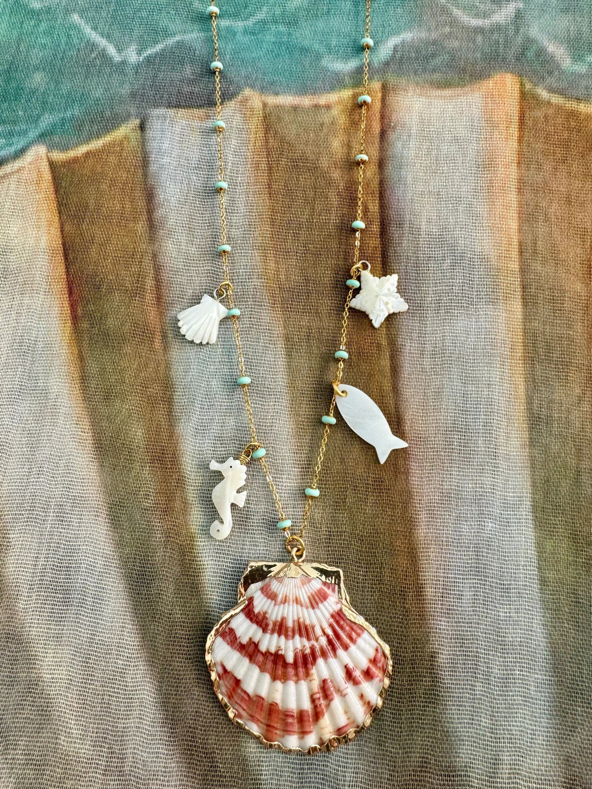 Treasure Trove Necklace | Ocean Inspired Charm Jewellery