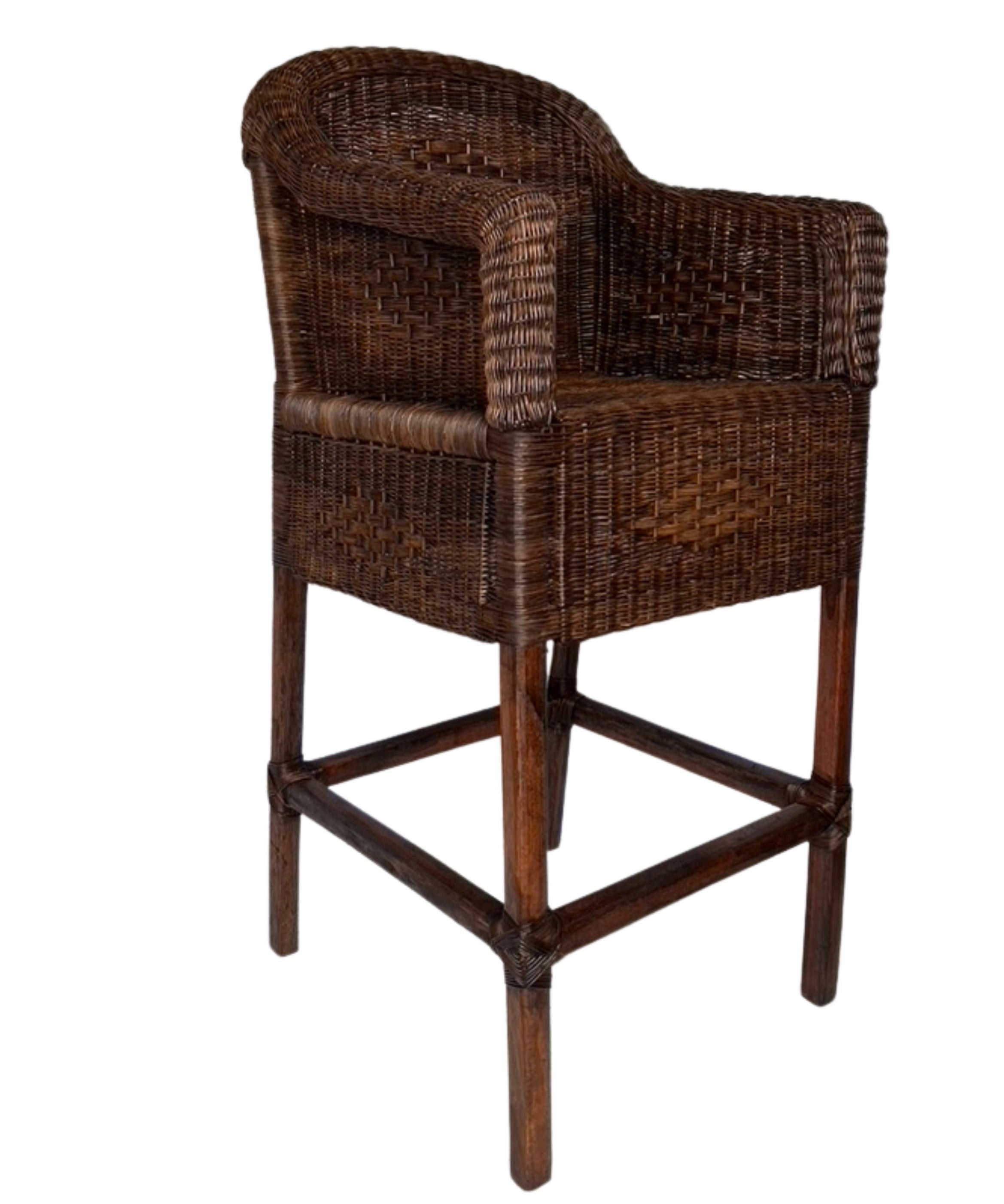 Classic Woven Cane Counter / Bar Stool
