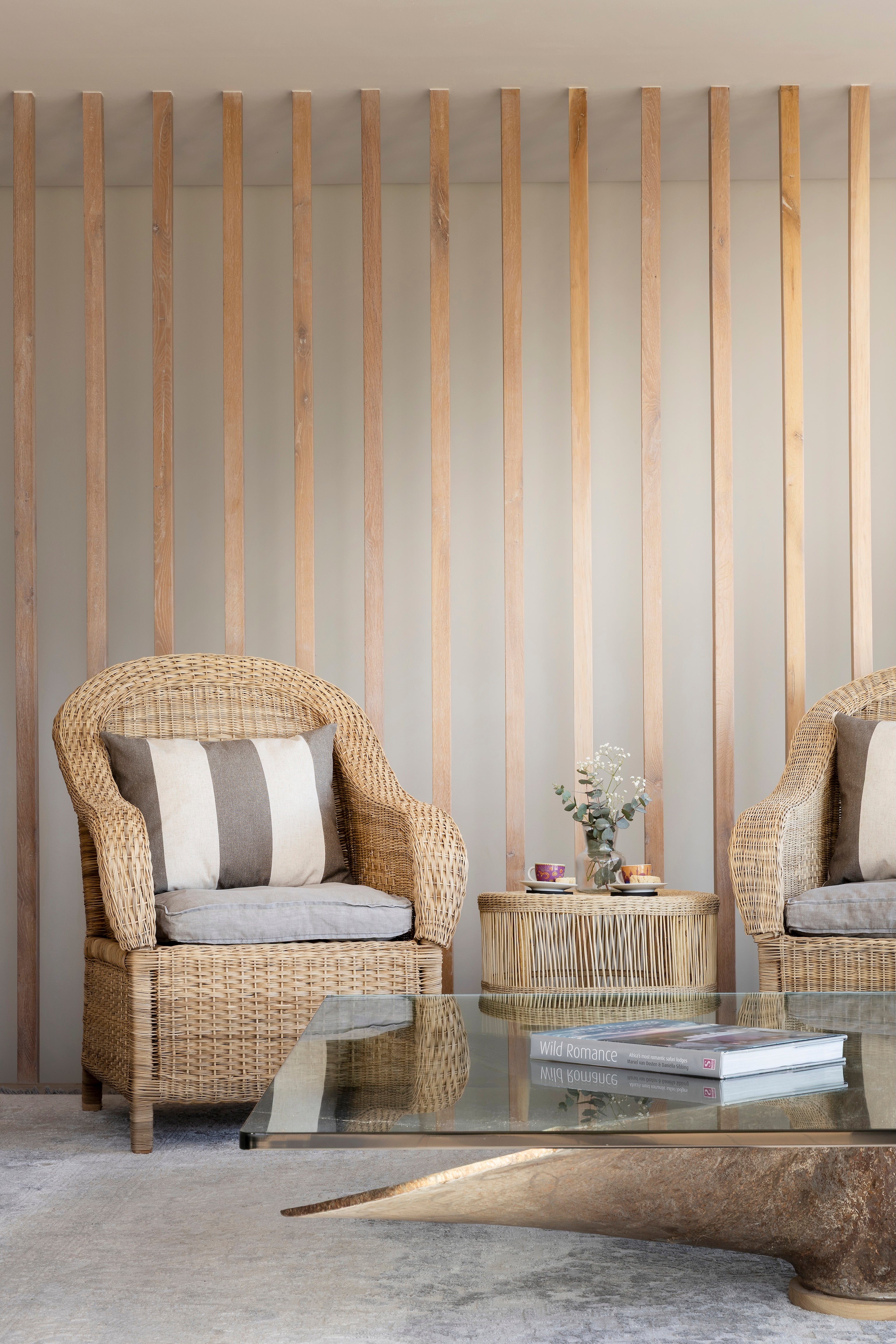 Classic 1-Seater Woven Cane Lounge Chair