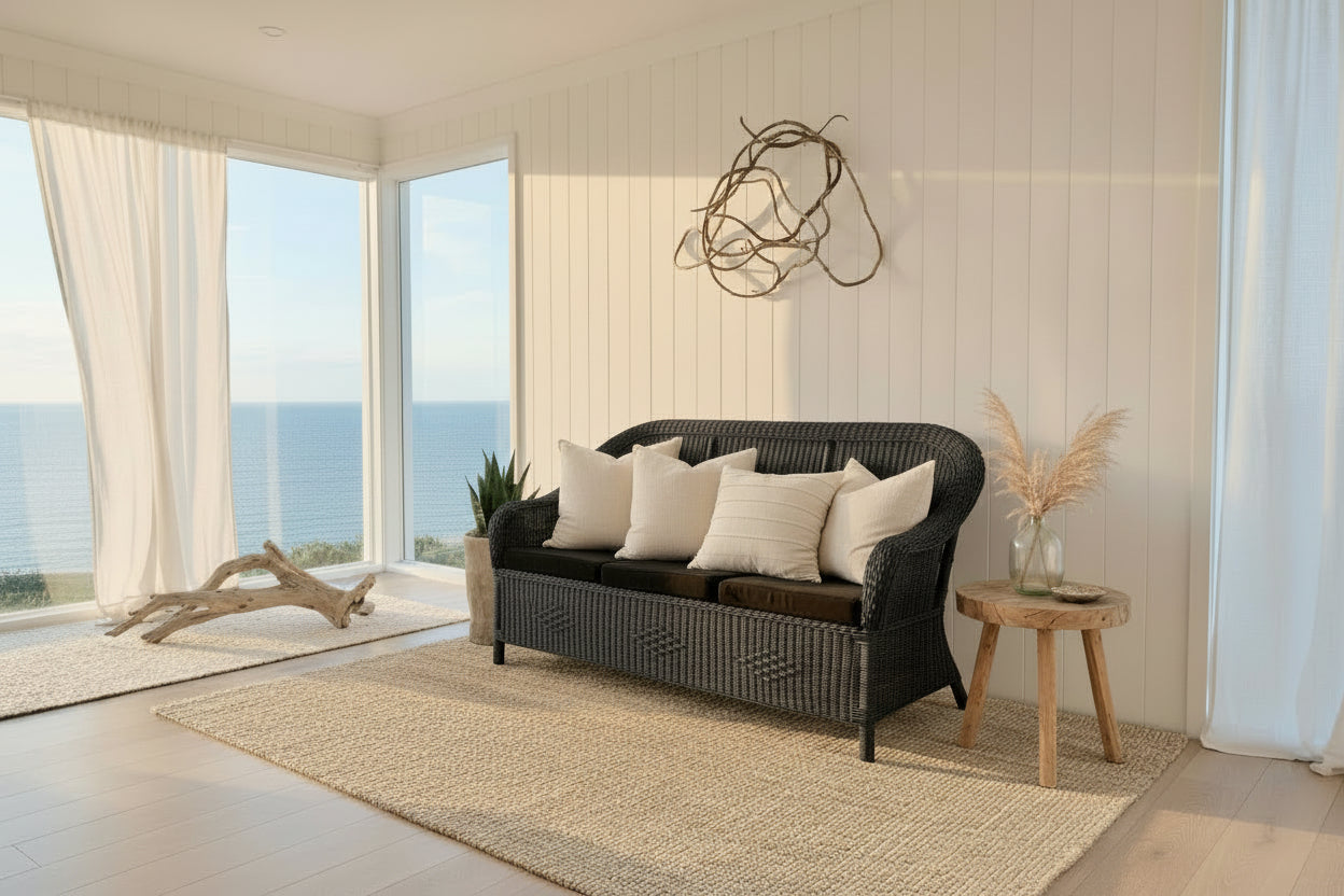 Classic 3-Seater Lounge | Classic Handwoven Cane Collection