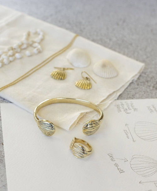 Seaside Ring | Lamu Collection | Brass Ocean Inspired Jewellery