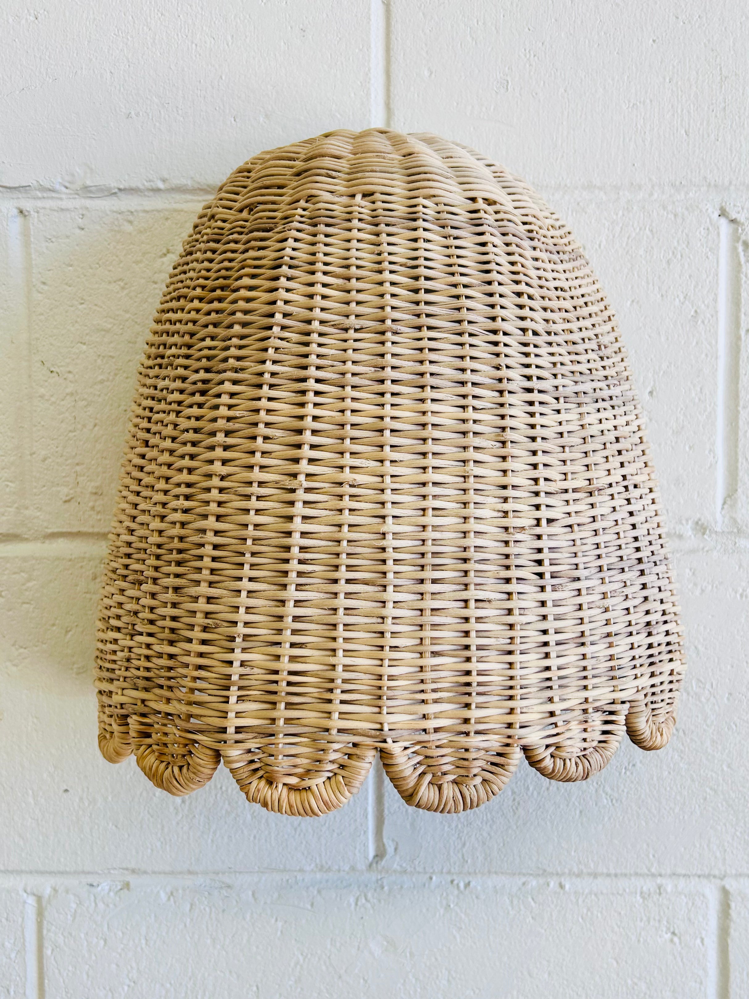 Watamu Woven Cane Wall Light