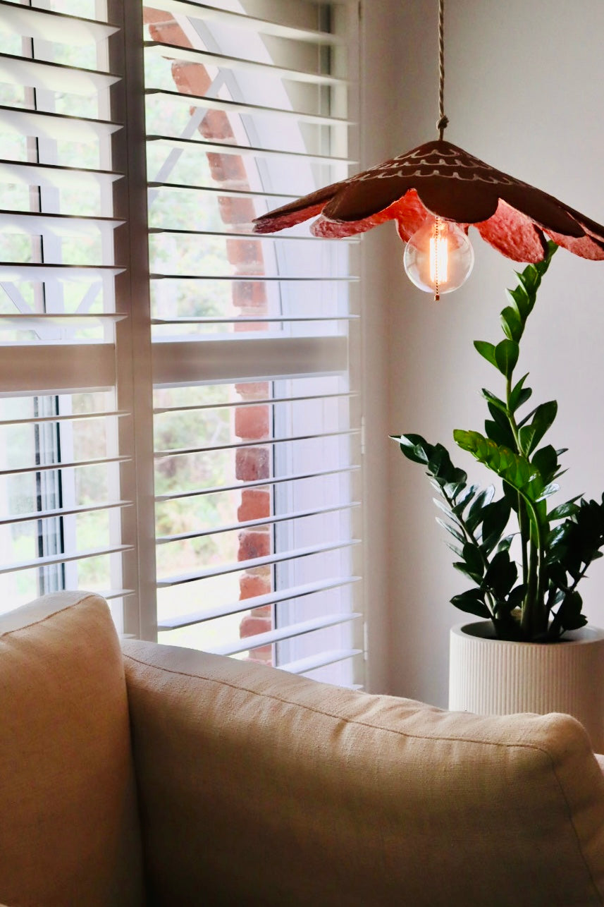 Flower Pendant Lampshades | Handcrafted & Sustainable