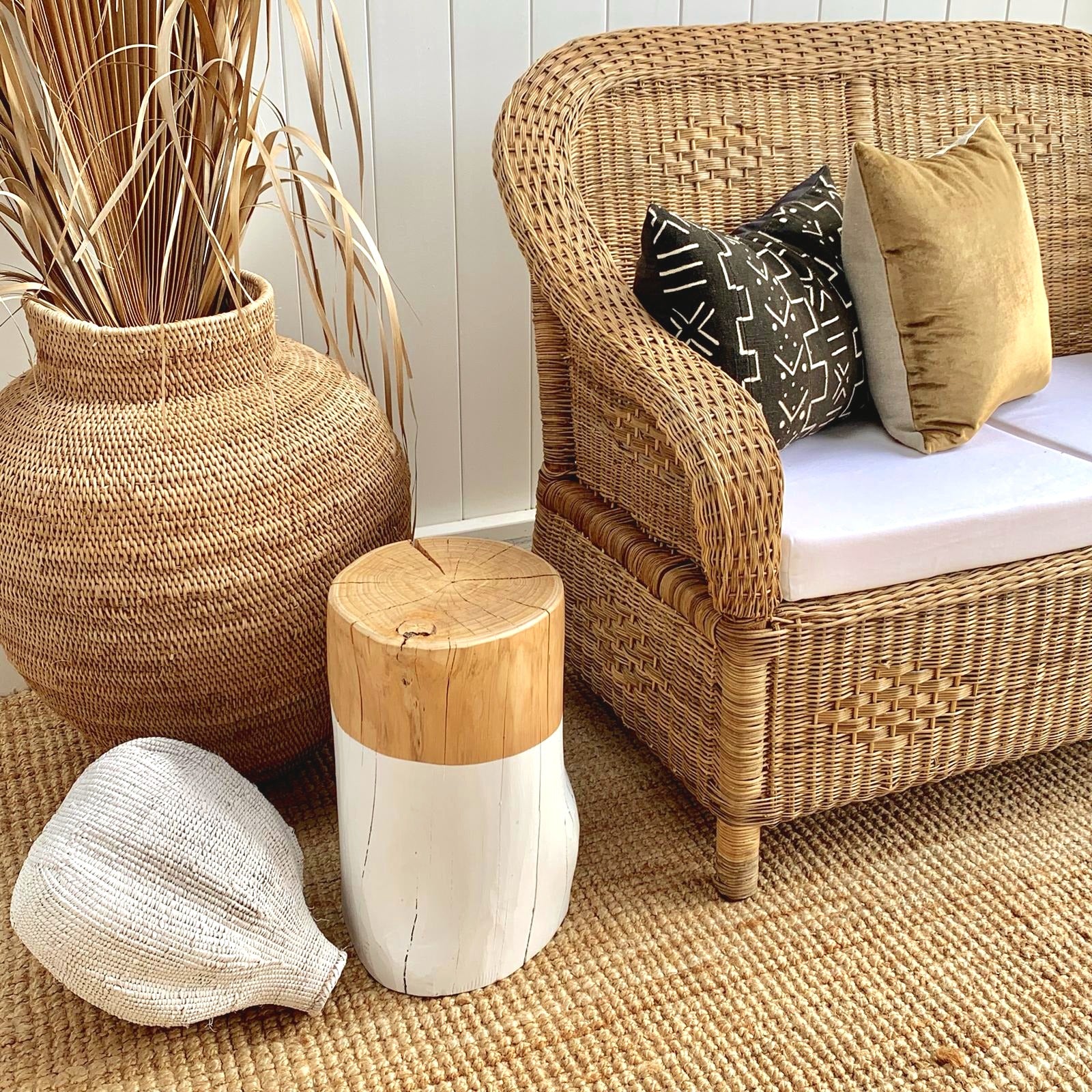 Classic 2-Seater Lounge | Classic Handwoven Cane Collection