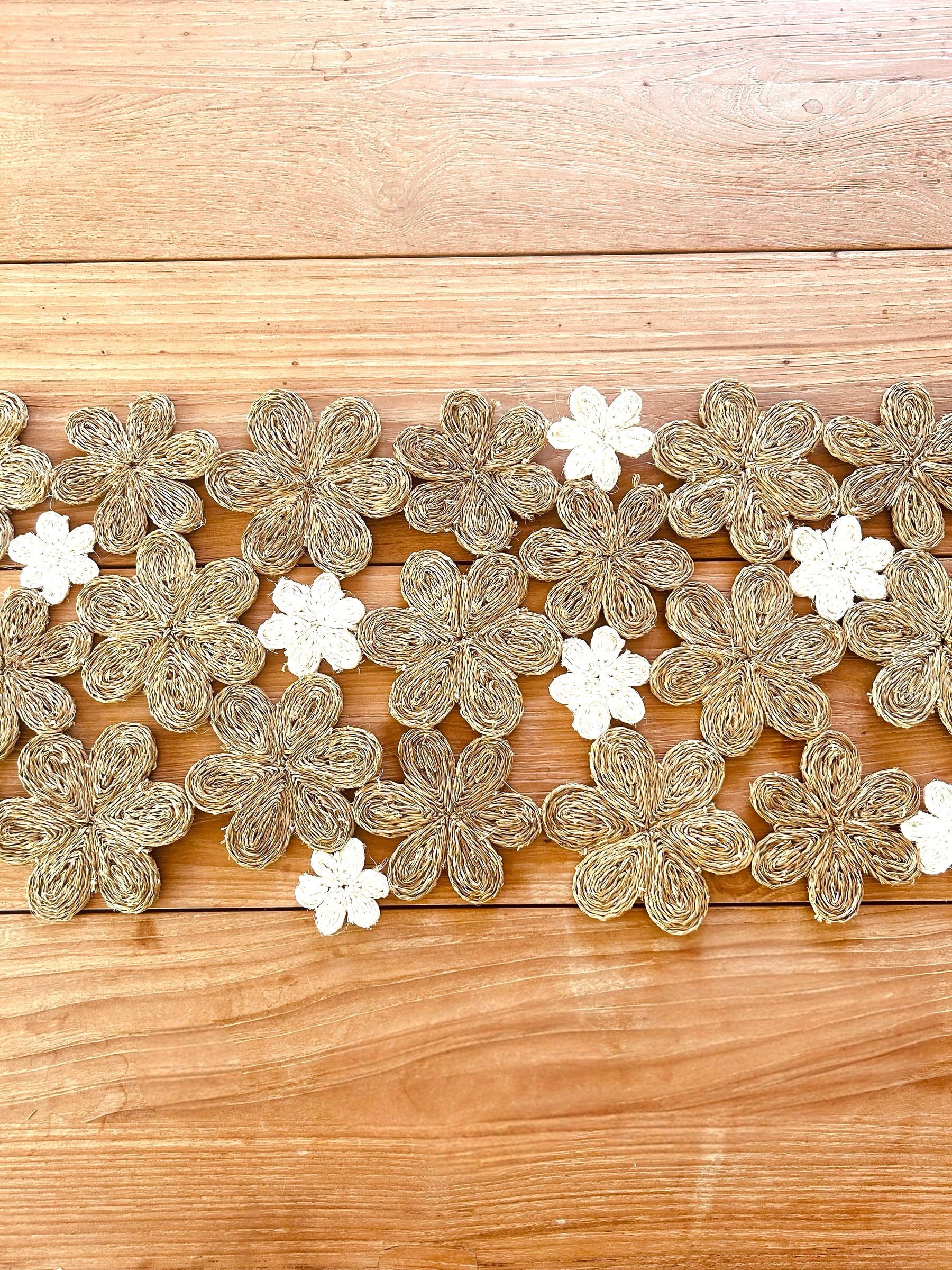 Imbali Table Runner | Handwoven Floral Inspired