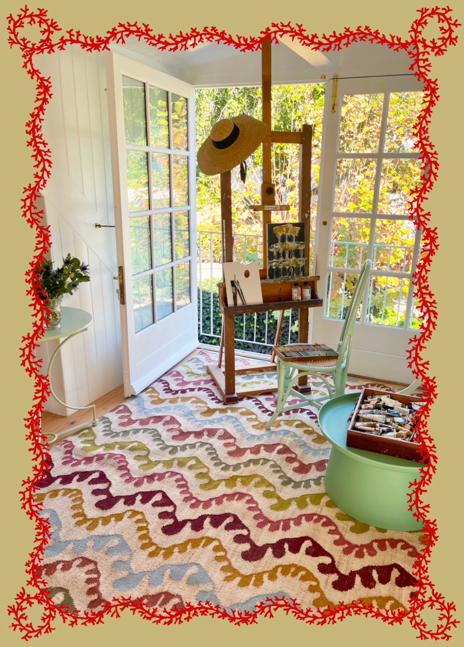 Kelp Forest Rug | Shellegance x Coral + Hive