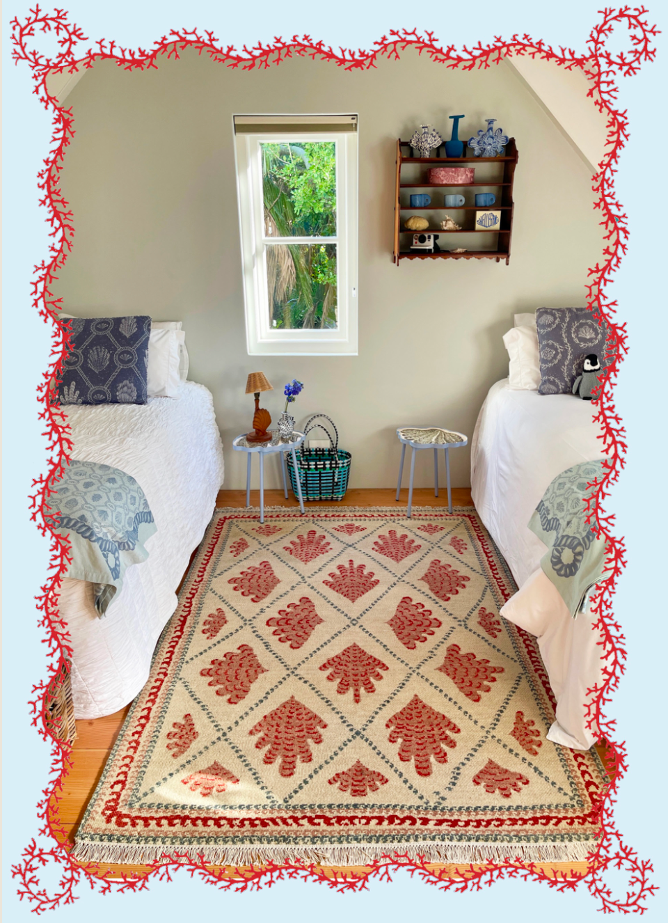 Wave Rug | Shellegance x Coral + Hive