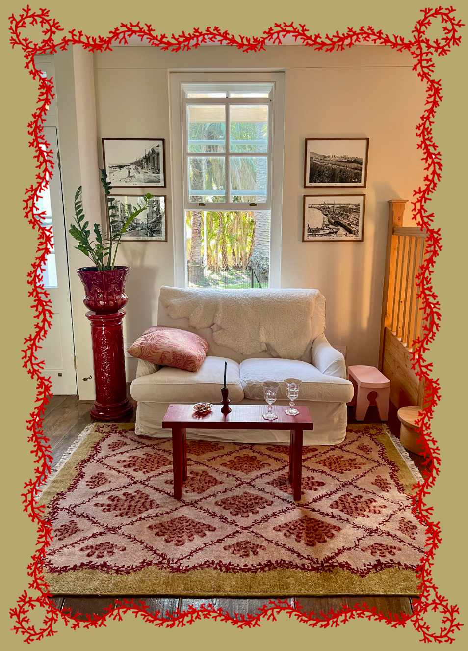 Coral Fields Rug | Shellegance x Coral + Hive