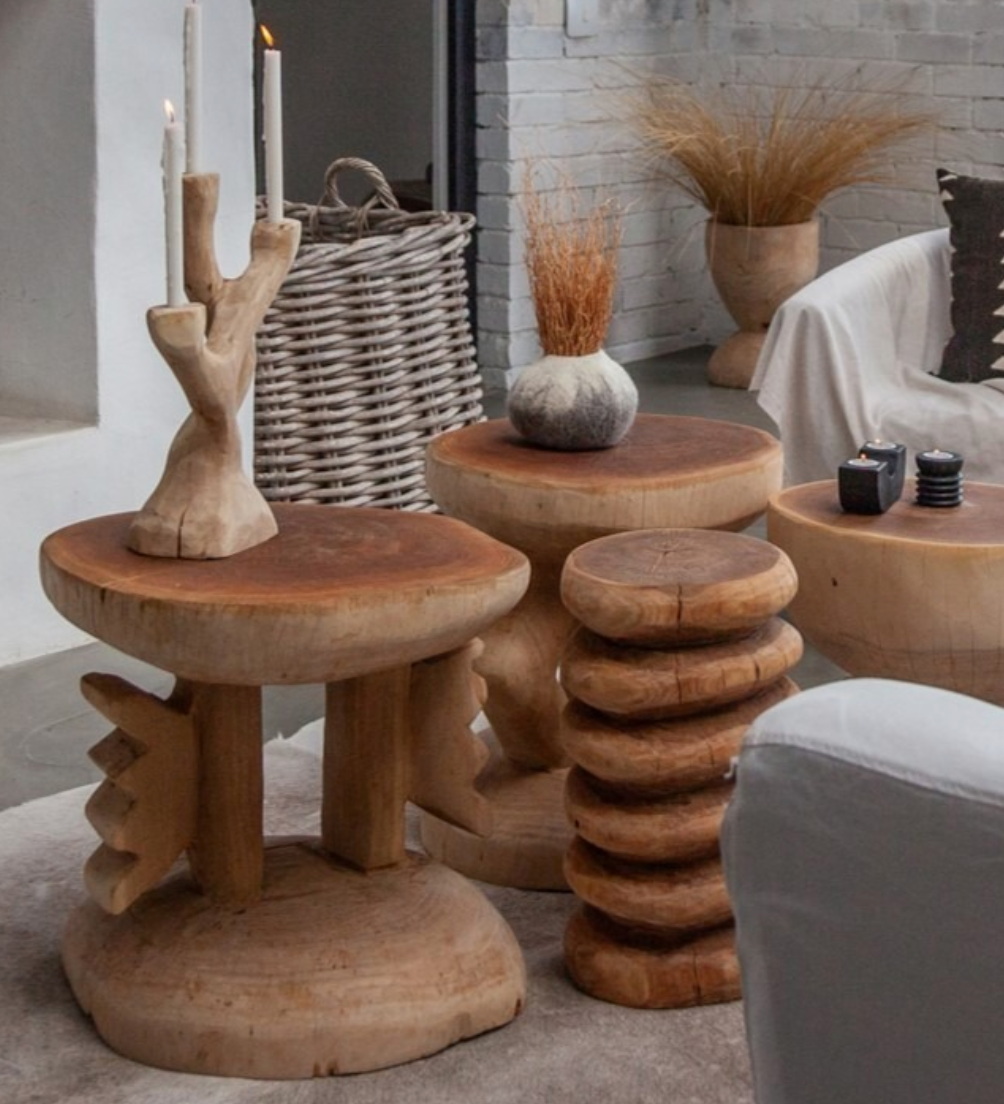 Tonga Totem Stool