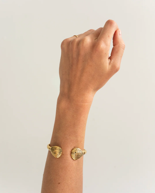 Seaside Bangle Bracelet | Brass Ocean Inspired Jewellery