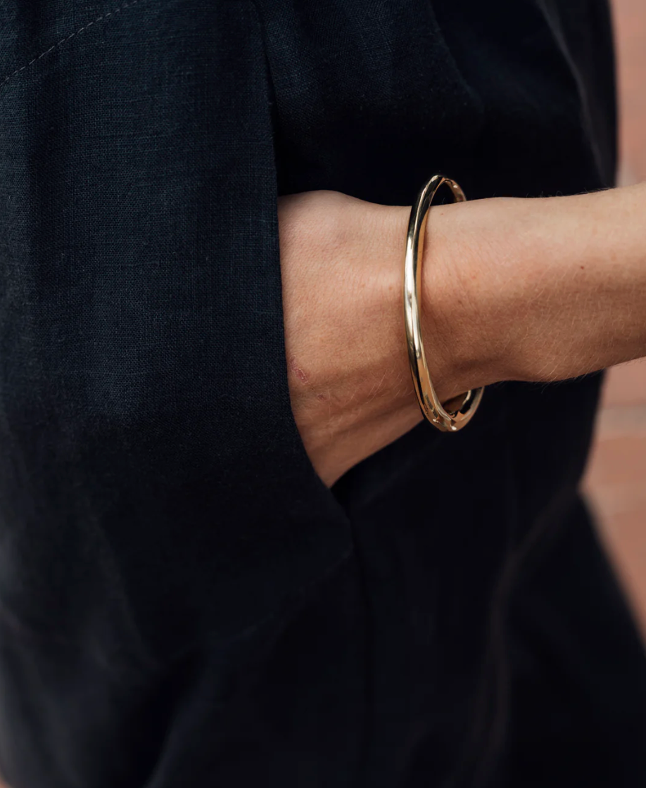 Lamu Bangle Bracelet | Brass Ocean Inspired Jewellery