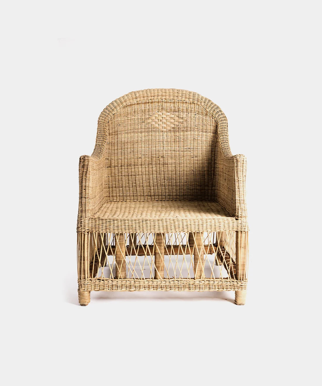 Safari Woven Chair | Cane Lounge Chair