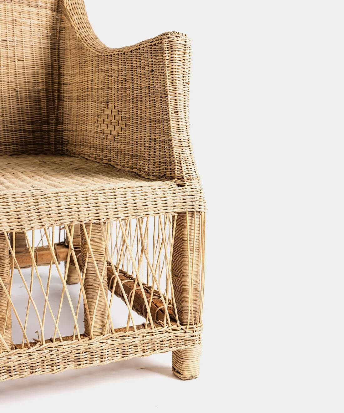Safari Woven Chair | Cane Lounge Chair