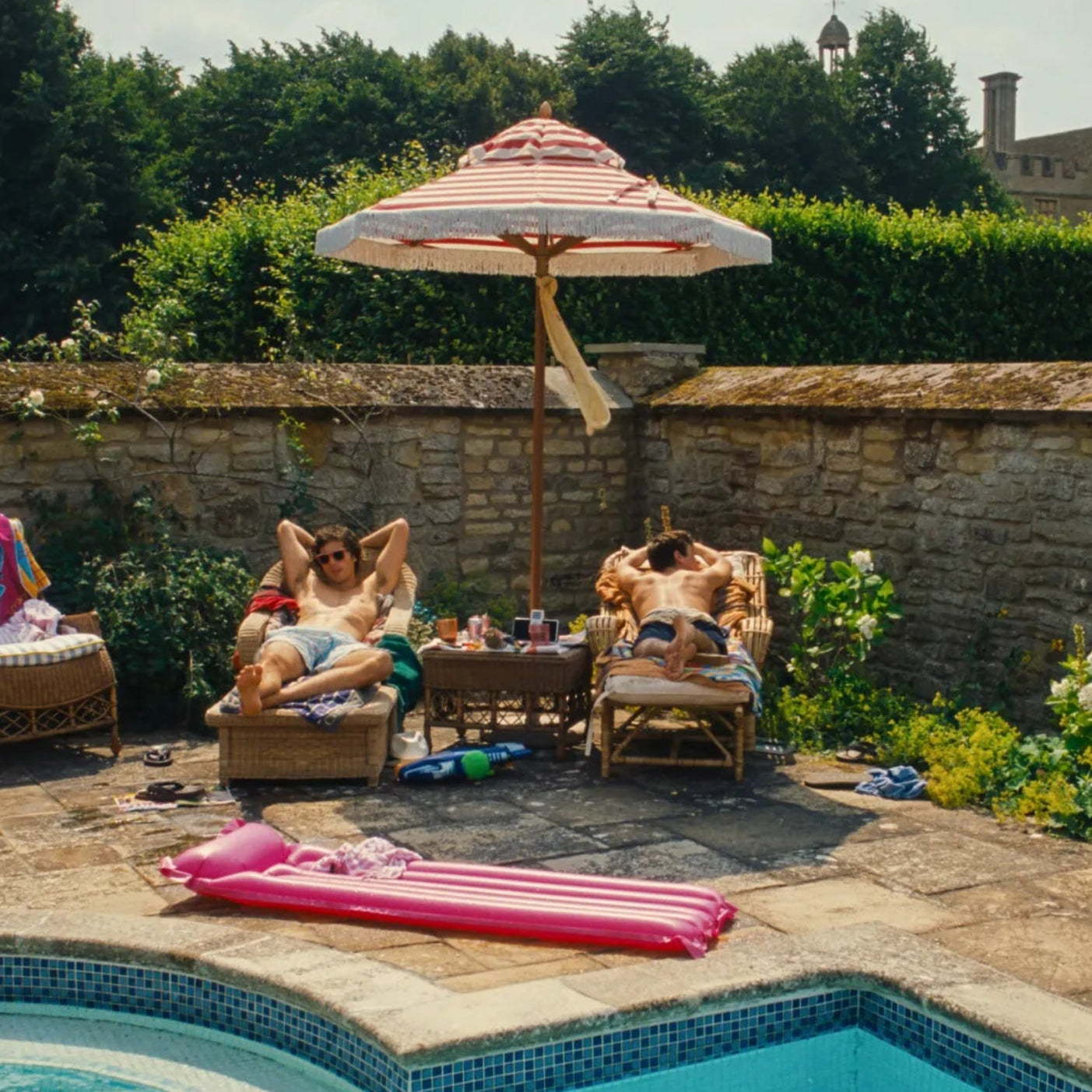 Classic Woven Cane Lounger