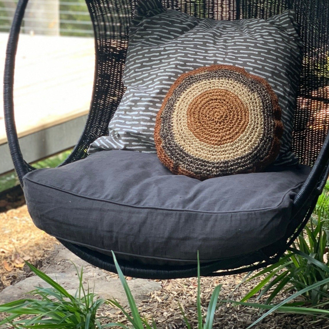 hanging chair cushion - single