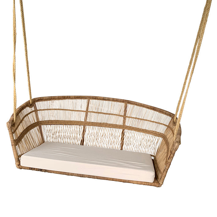 hanging chair cushion 2-seater off-white